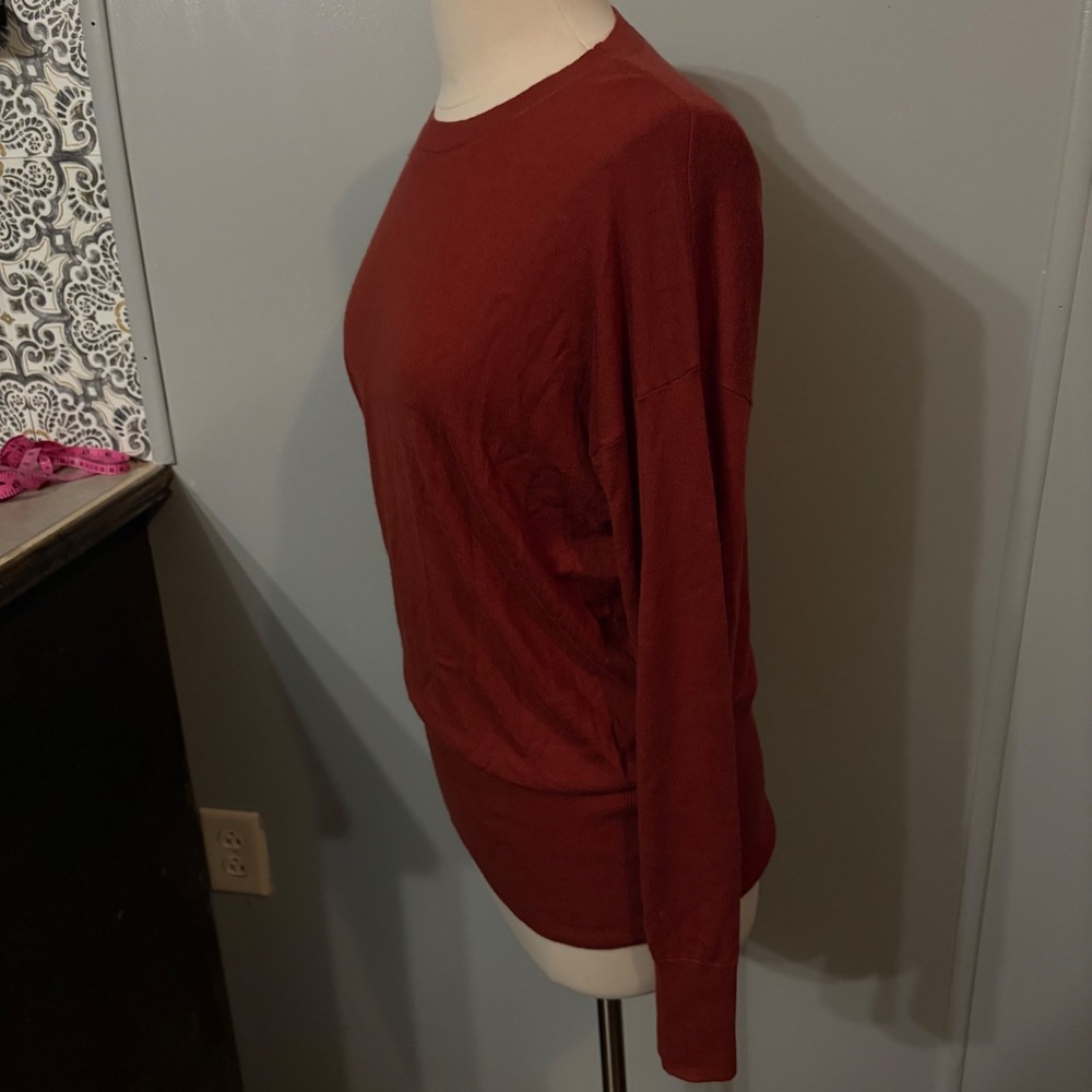 Philosophy by Republic Clothing Wool Blend Burnt Orange Sweater (Women's Medium) - Picture 5 of 7